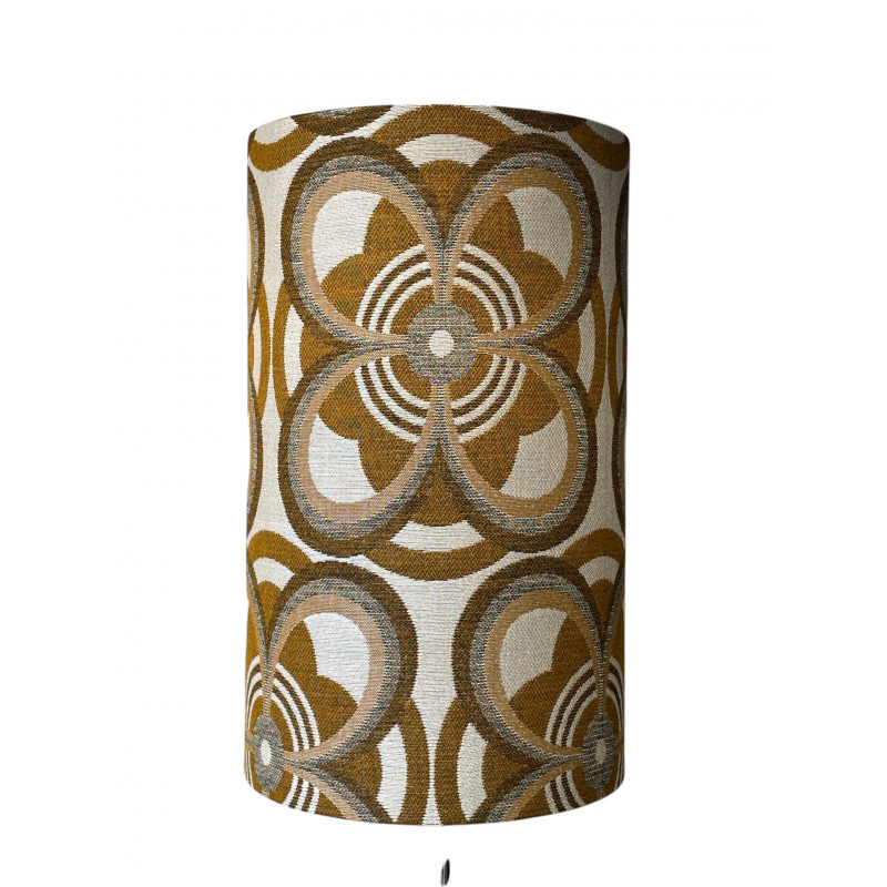 Lampshade Helice H50 D30cm - tissu vintage