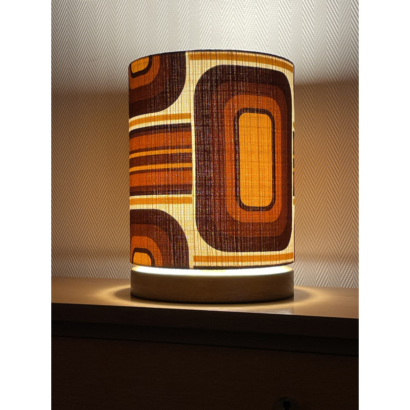 DeskLamp Lamp'angel Interlude H28 D20cm - mid-century fabric DeskLamp Lamp'angel Interlude H28 D20cm - mid-century fabric