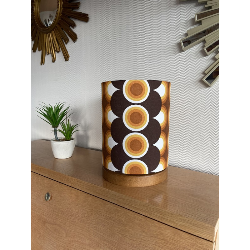 Lamp'angel Impact H28 D20 - tissu vintage Lamp'angel Impact H28 D20 - tissu vintage