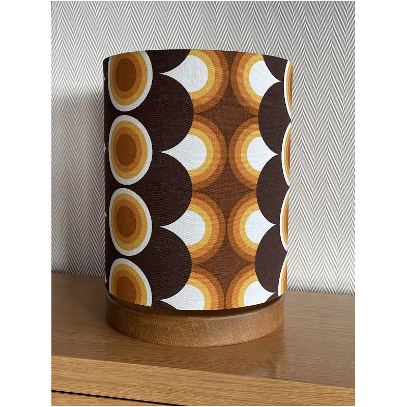 DeskLamp Lamp'angel Impact H28 D20cm - mid-century fabric