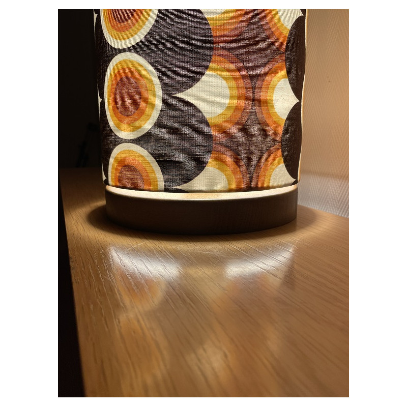 DeskLamp Lamp'angel Impact H28 D20cm - mid-century fabric