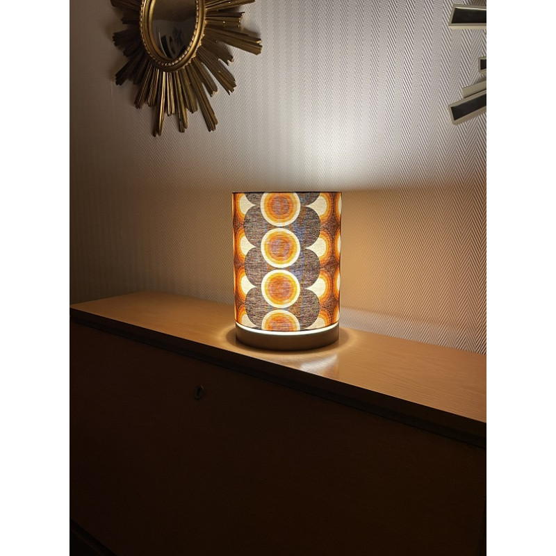 DeskLamp Lamp'angel Impact H28 D20cm - mid-century fabric