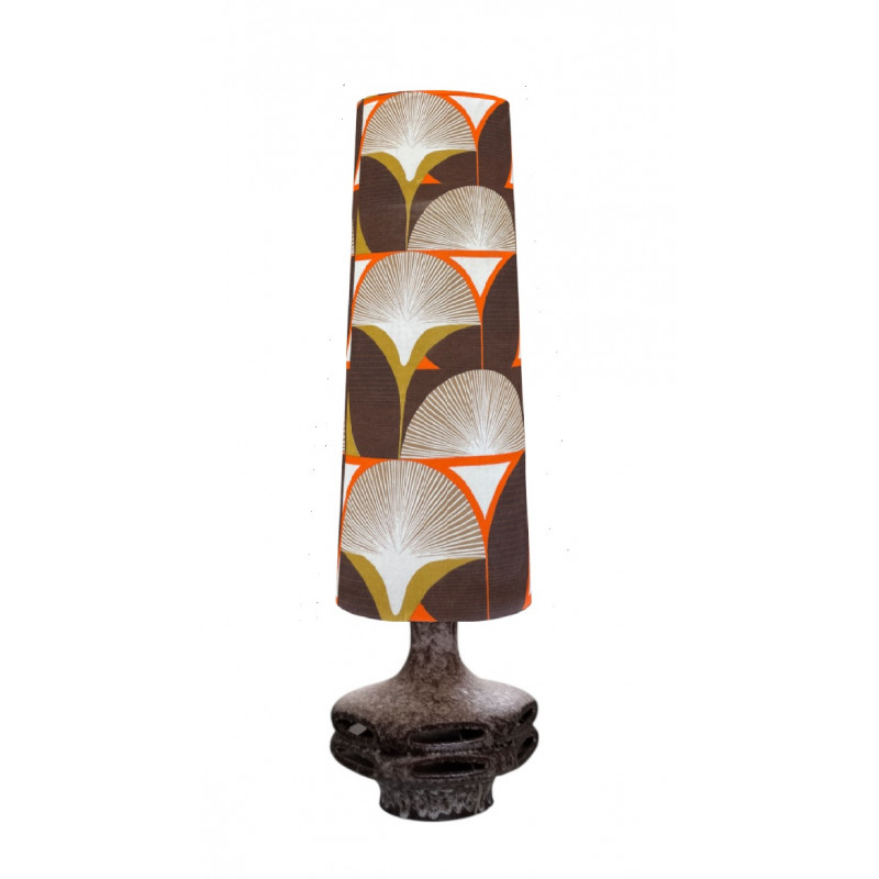 Lampshade Pissenlit H80 D35 D30 - mid-century fabric Lampshade Pissenlit H80 D35 D30 - mid-century fabric