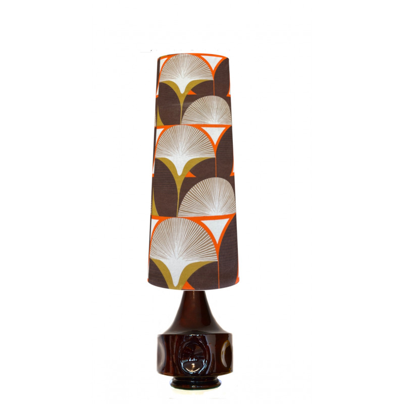 Abat-jour Pissenlit H90 D40 D31 - tissu vintage