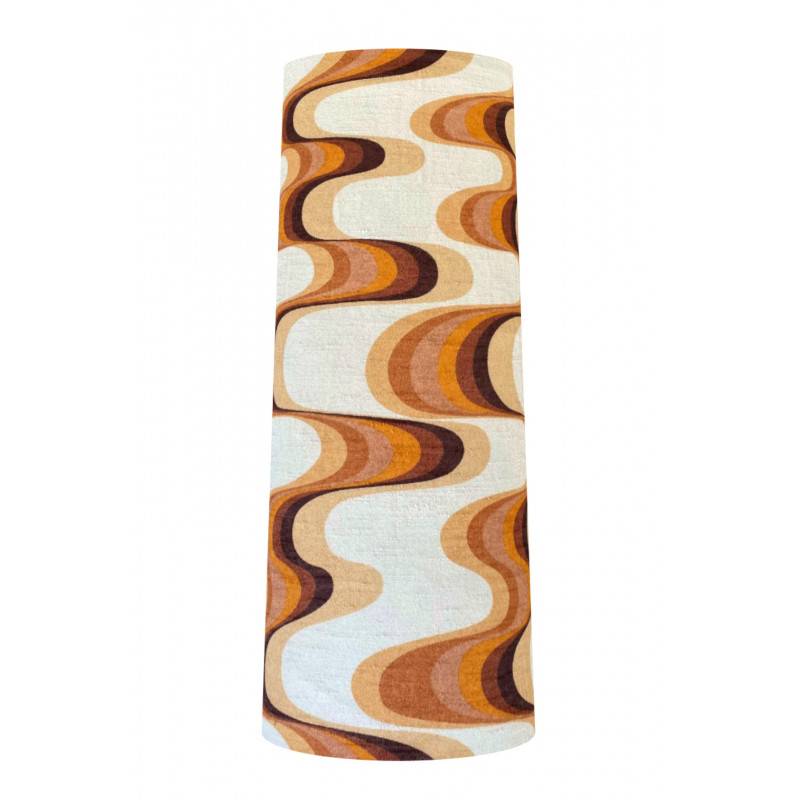 Abat-jour Ondoyant H90 D40 D31 - tissu vintage Abat-jour Ondoyant H90 D40 D31 - tissu vintage