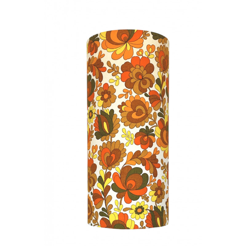 Lampshade Chrysantheme H60 D28cm - mid-century fabric