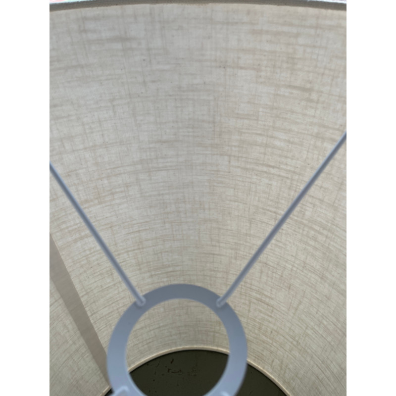 Lampshade Ecru white textured H75 D30cm