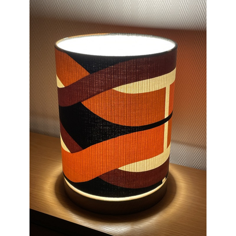 DeskLamp Lamp'angel Claire-voie H28 D20cm - mid-century fabric