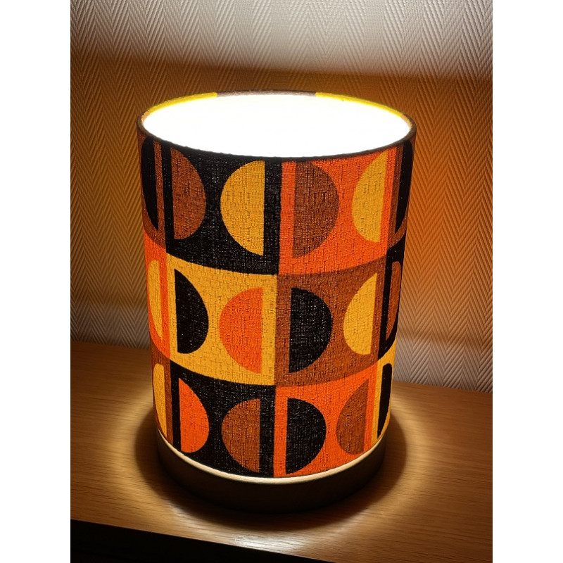 Desklamp  Lamp'angel Moma H30 D20cm - mid-century fabric