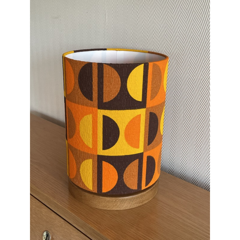 Desklamp  Lamp'angel Moma H30 D20cm - mid-century fabric