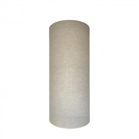 Lampshade white linen H50 D30