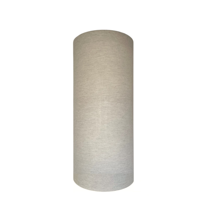 Abat-jour H50 D30 au tissu lin naturel