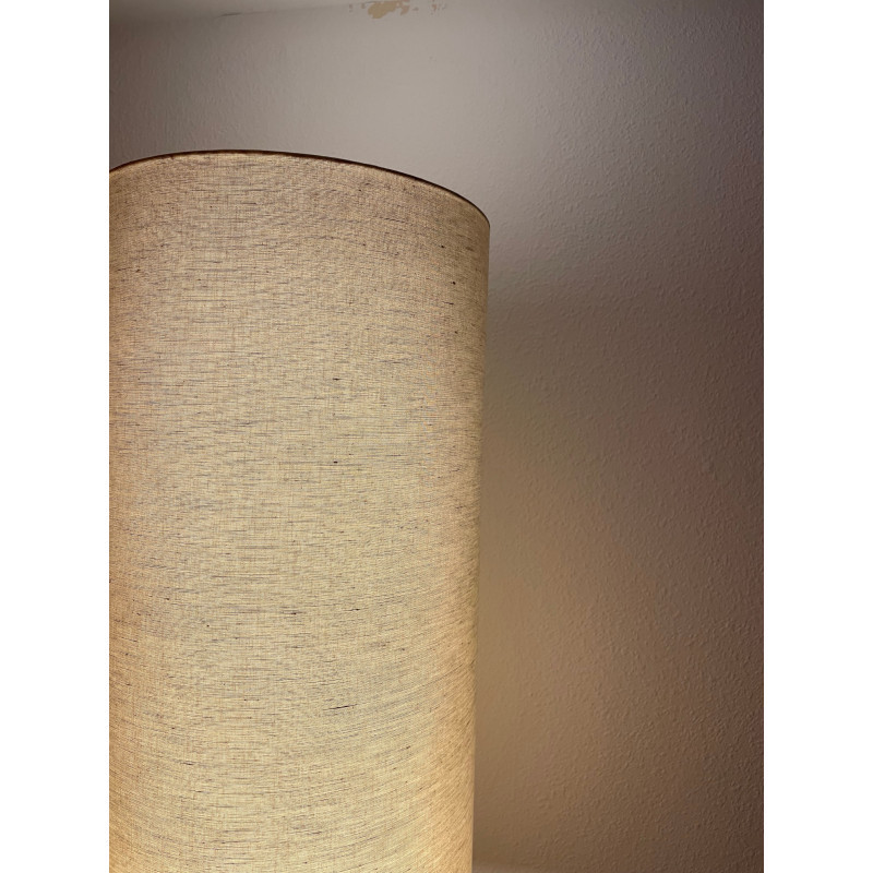 Lampshade white linen H50 D30