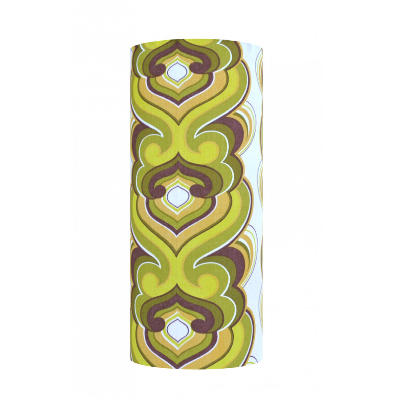 Abat-jour Chardonnay H70 D30 - tissu vintage