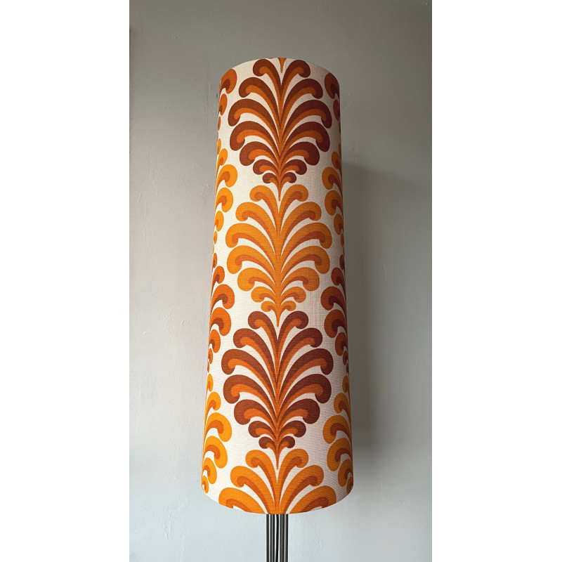 Lampshade Fougère H80 D30 d25cm - vintage fabric