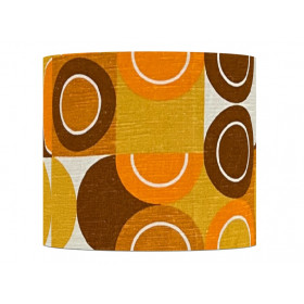 Abat-jour Manège H30 D35 - tissu vintage
