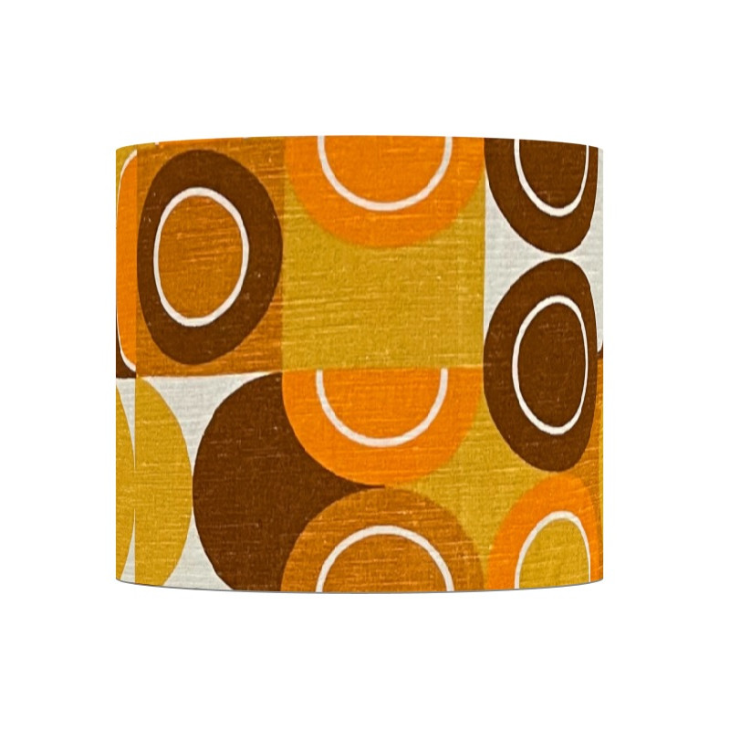 Abat-jour Manège H30 D35 - tissu vintage