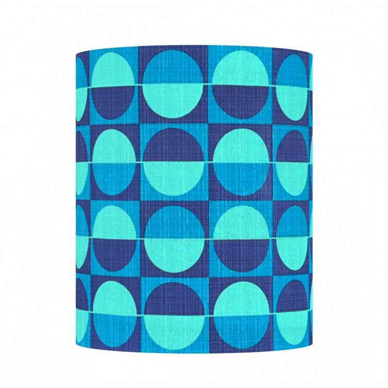 Lampshade Stockholm H50 D40cm - mid-century style fabric