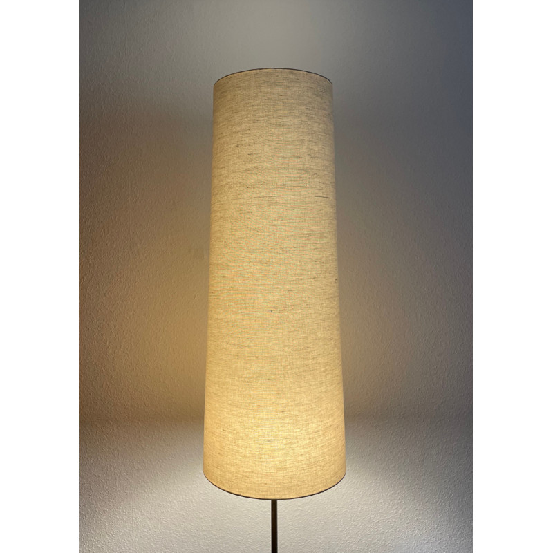 Abat-jour H80 D30 d25 au tissu lin naturel