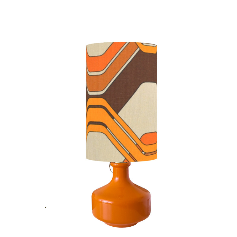 Lampshade Level H30 D20cm - mid-century fabric