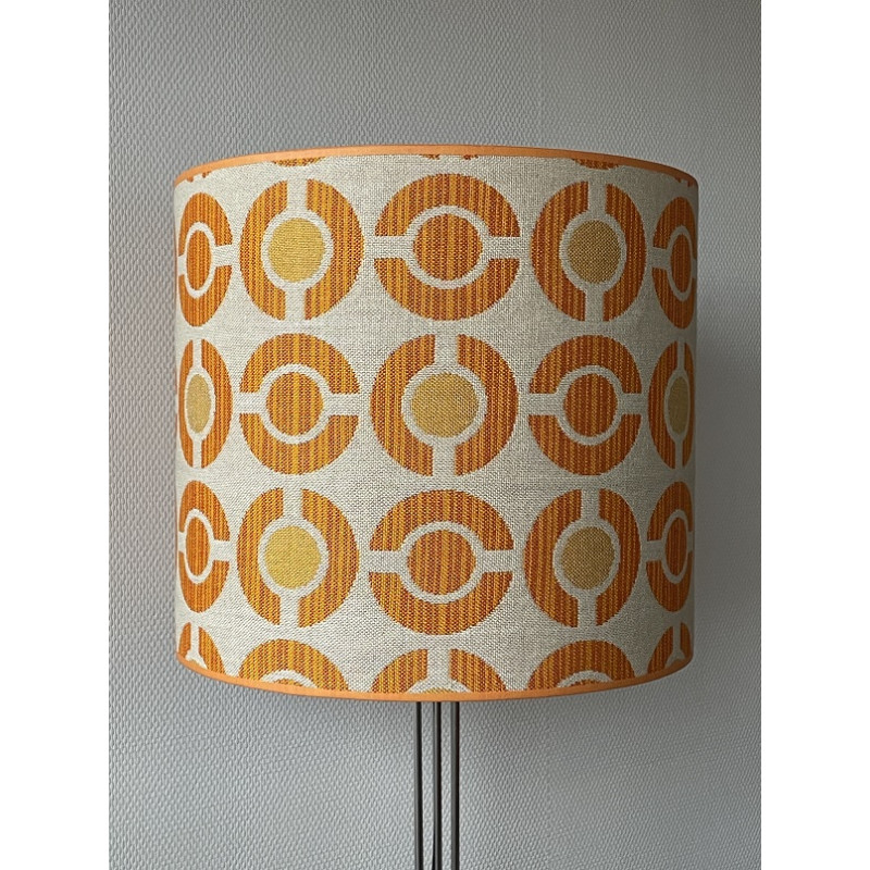 Lampshade Sniper H40 D45cm- mid century fabric
