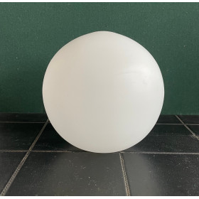 Globe opaline blanc mat D15cm - Ouv. 4cm