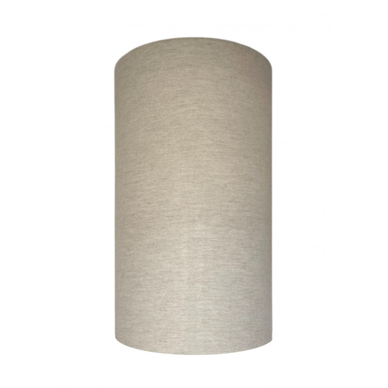 Abat-jour H50 D25 au tissu lin naturel