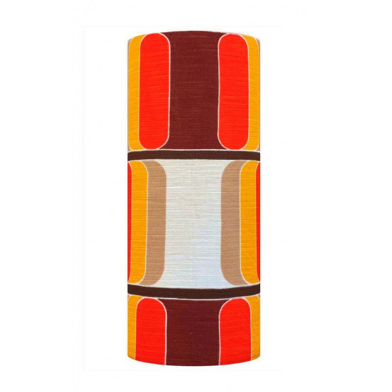 Lampshade Baril H80 D35cm - vintage fabric