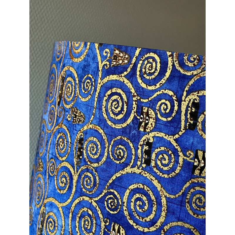 Abat-jour Volutes bleu H30 D40