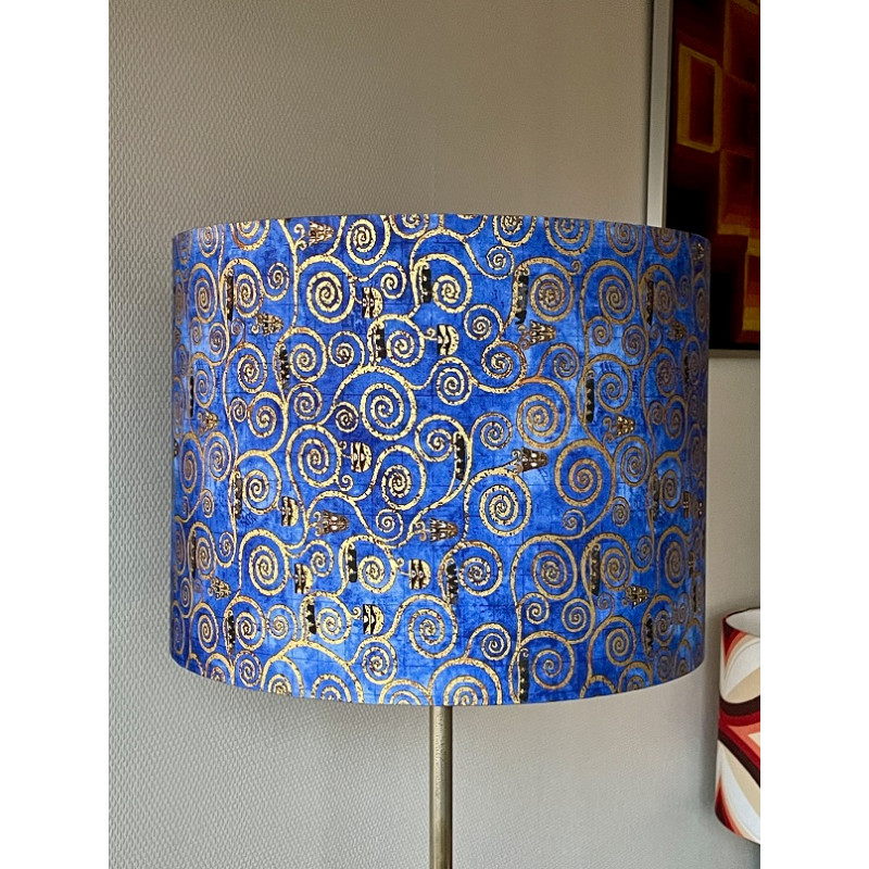 Abat-jour Volutes bleu H30 D40