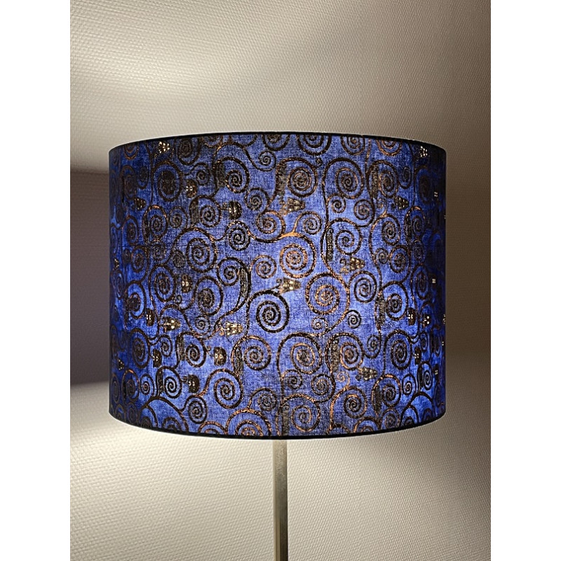 Abat-jour Volutes bleu H30 D40