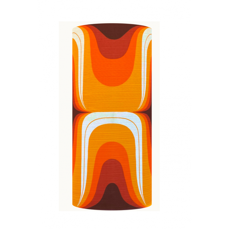 Lampshade Pin up H60 D30cm - 70's fabric Lampshade Pin up H60 D30cm - 70's fabric