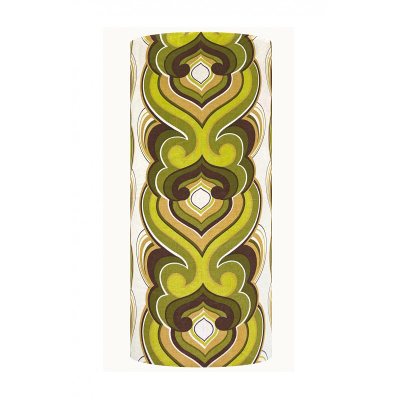 Lampshade Chardonnay H65 D33cm - vintage 70's fabric Lampshade Chardonnay H65 D33cm - vintage 70's fabric