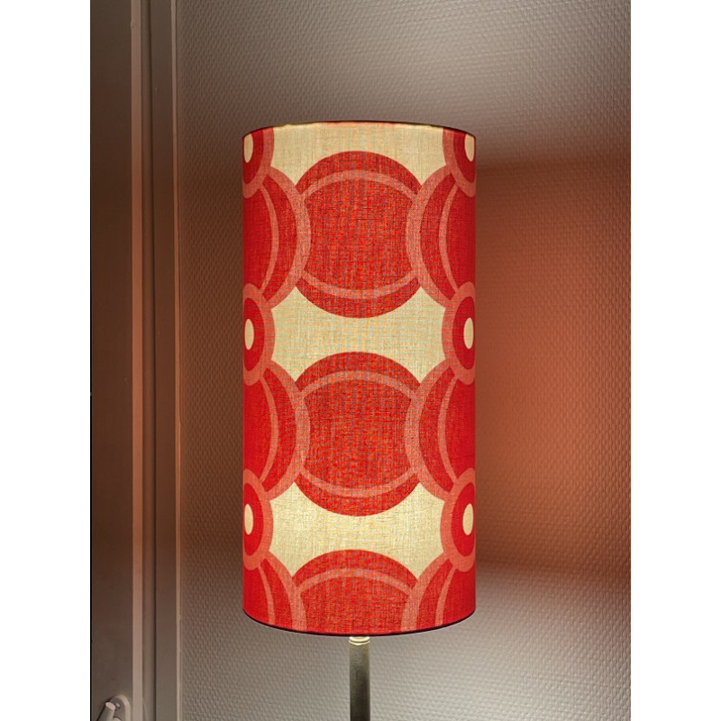 Lampshade Lucille  H40cm D20cm - mid century fabric
