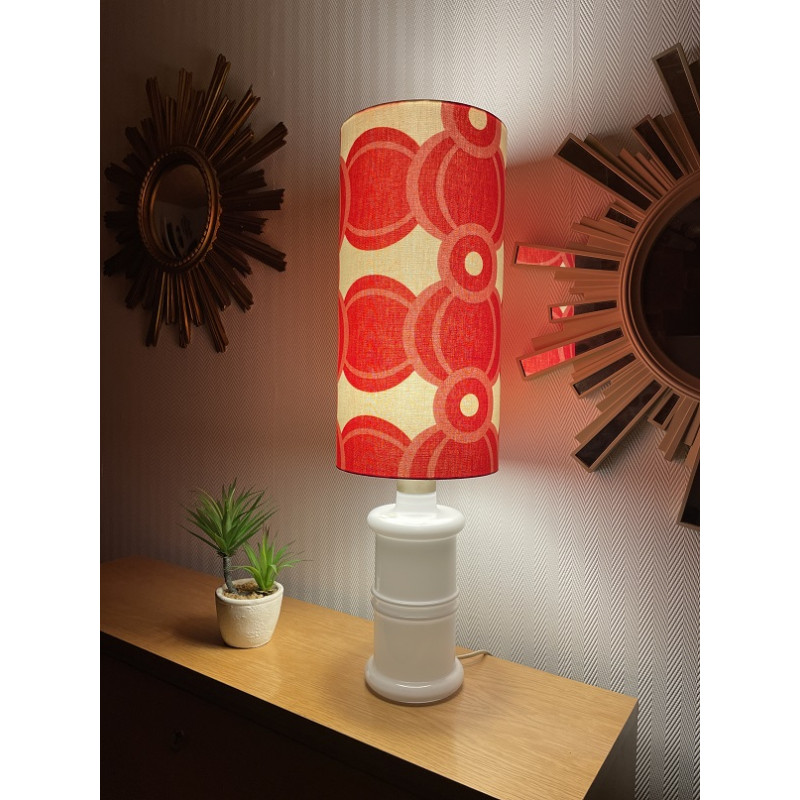 Lampshade Lucille  H40cm D20cm - mid century fabric