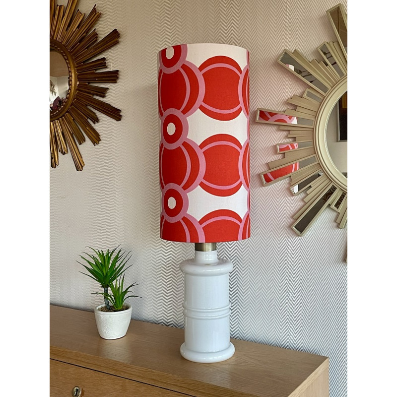 Lampshade Lucille  H40cm D20cm - mid century fabric