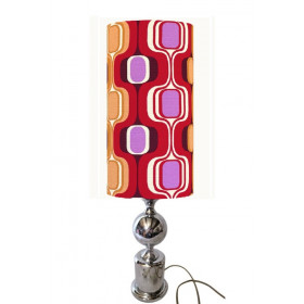 Abat-jour Tiffany H40 D20 - tissu...