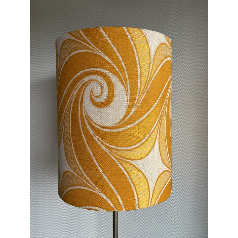 Abat-jour Hélicoïde H45 D35 - tissu époque 70 Abat-jour Hélicoïde H45 D35 - tissu époque 70