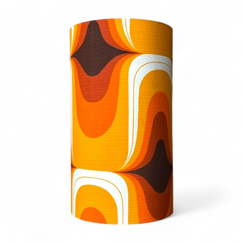 Lampshade Pin up H60 D30cm - 70's fabric Lampshade Pin up H60 D30cm - 70's fabric