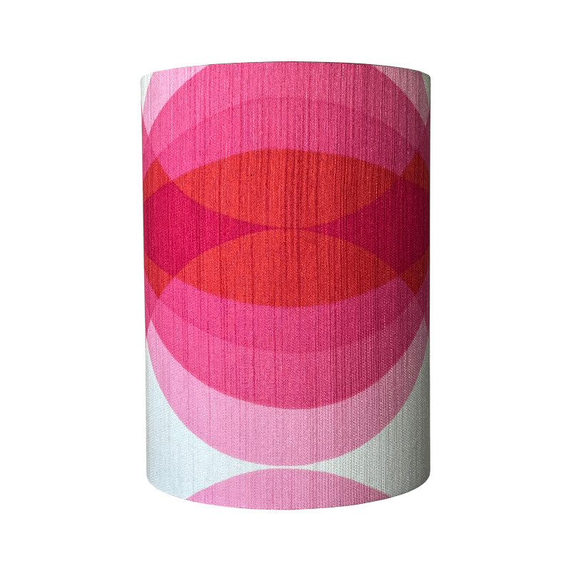 Abat-jour Rosita H50 D30 tissu vintage Abat-jour Rosita H50 D30 tissu vintage