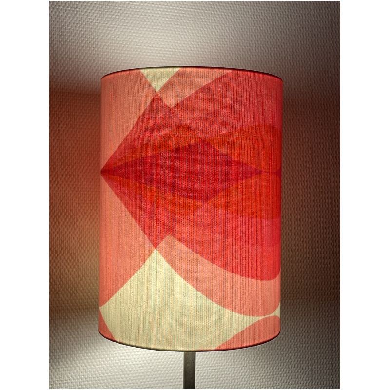 Abat-jour Rosita H50 D30 tissu vintage Abat-jour Rosita H50 D30 tissu vintage