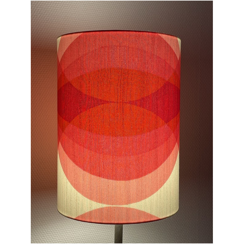 Abat-jour Rosita H50 D30 tissu vintage Abat-jour Rosita H50 D30 tissu vintage