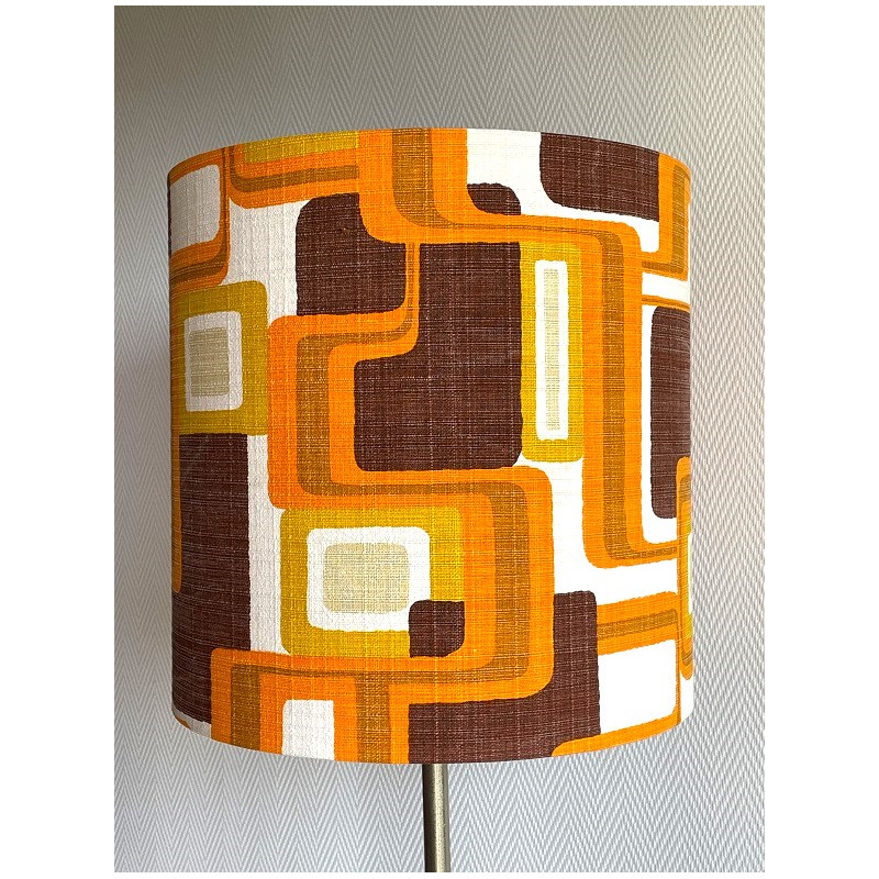 Lampshade Pim H35 D35cm - 70s fabric Lampshade Pim H35 D35cm - 70s fabric
