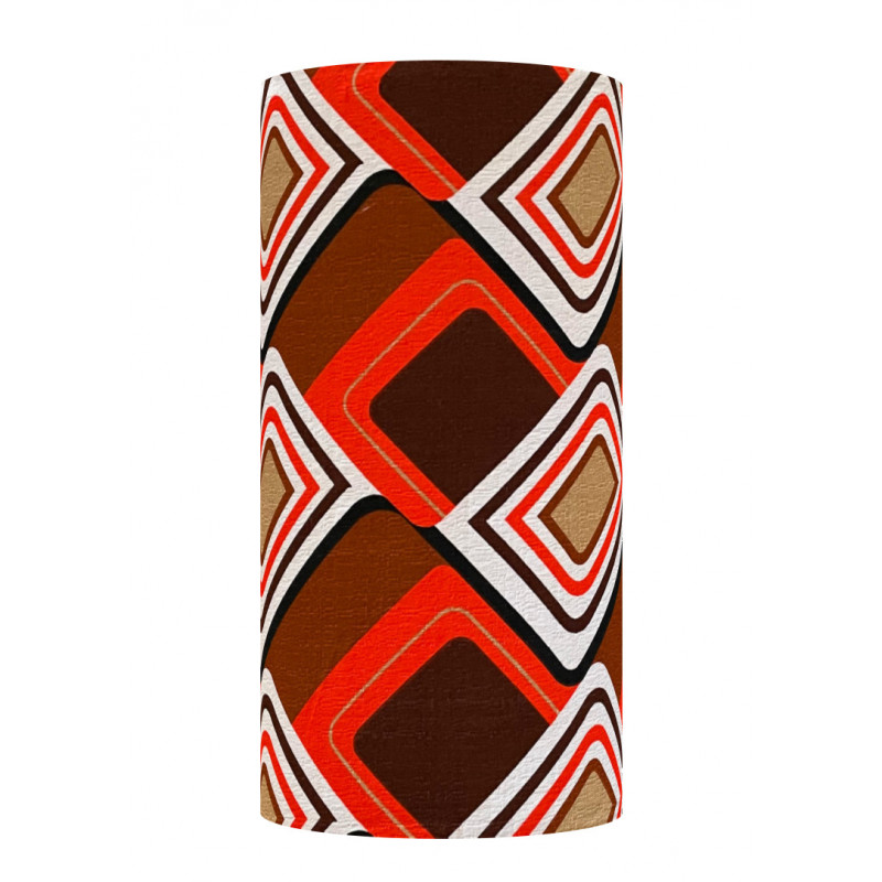 Lampshade Alabama H55 D30cm - 70's fabric