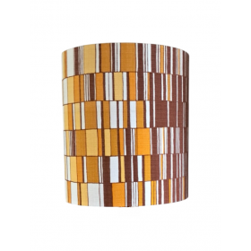 Abat-jour Percussions H30 D25 - tissu...