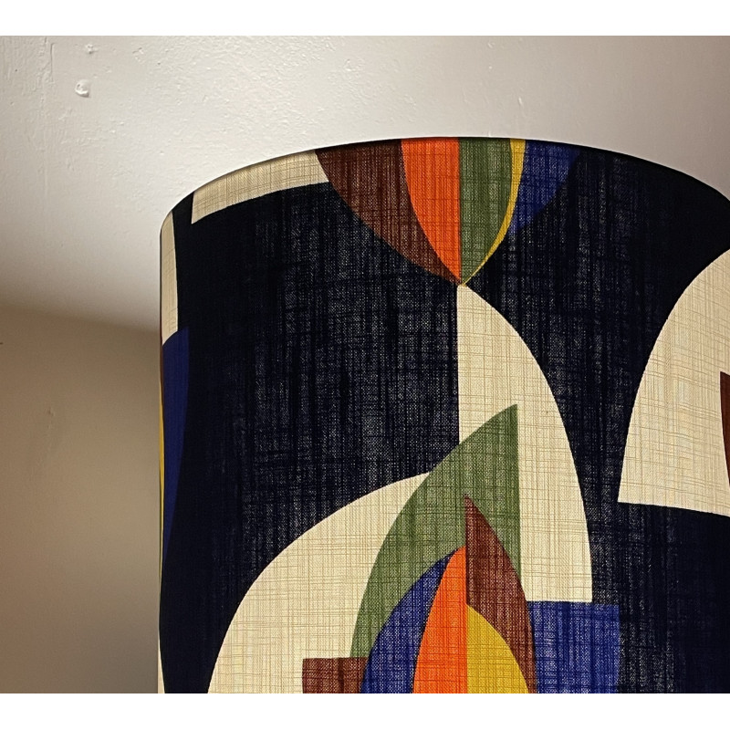 Lampshade Flambeau H32 D25cm - vintage fabric