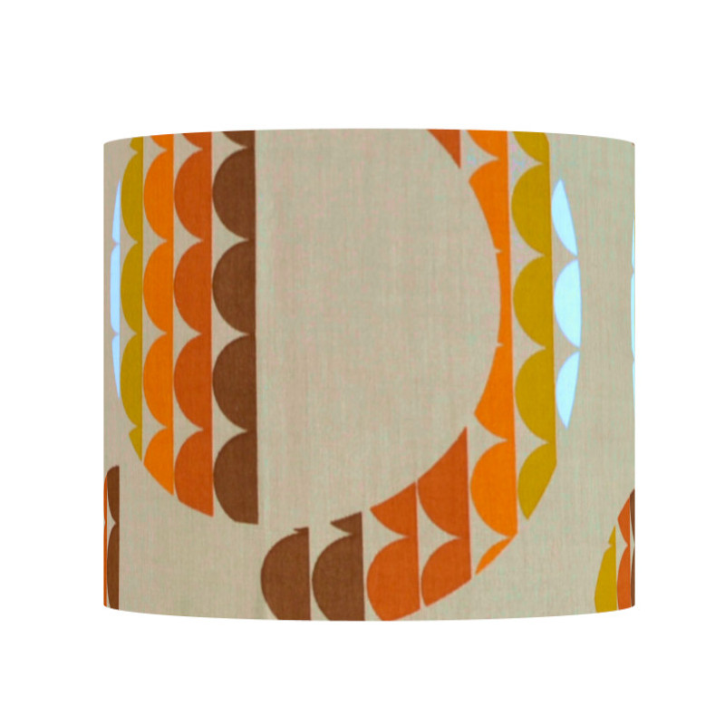 Lampshade Galaxie H25 D30 - 1970's fabric
