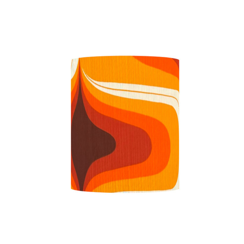 Lampshade Pin up H23 D20cm mid-century fabric