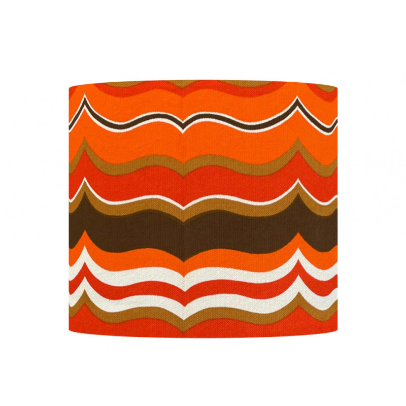 Lampshade Accolada H40 D45cm- mid century fabric
