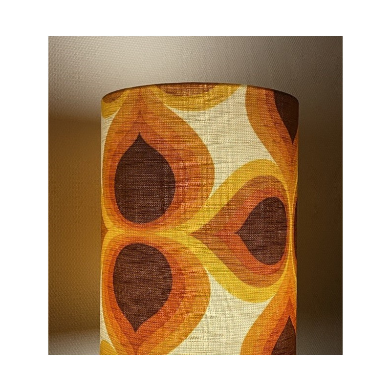 Abat-jour Sunrich H80 D33 - tissu vintage